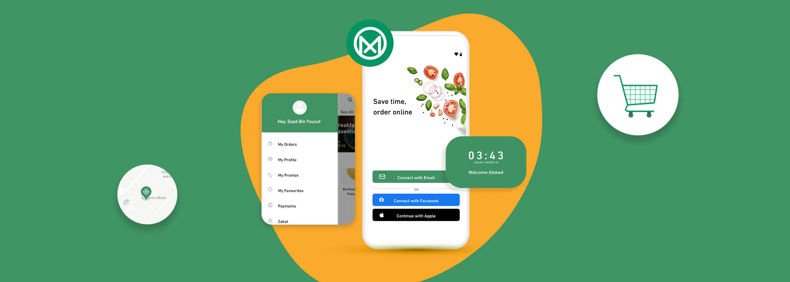 MIZA: Supermarket & ePharmacy delivery management with Movanos