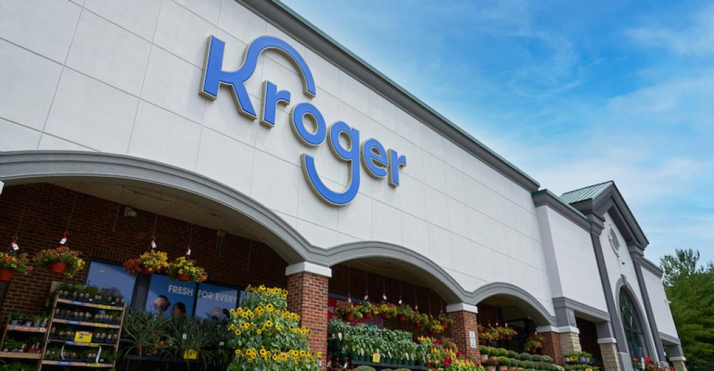 A view of one of Kroger's stores